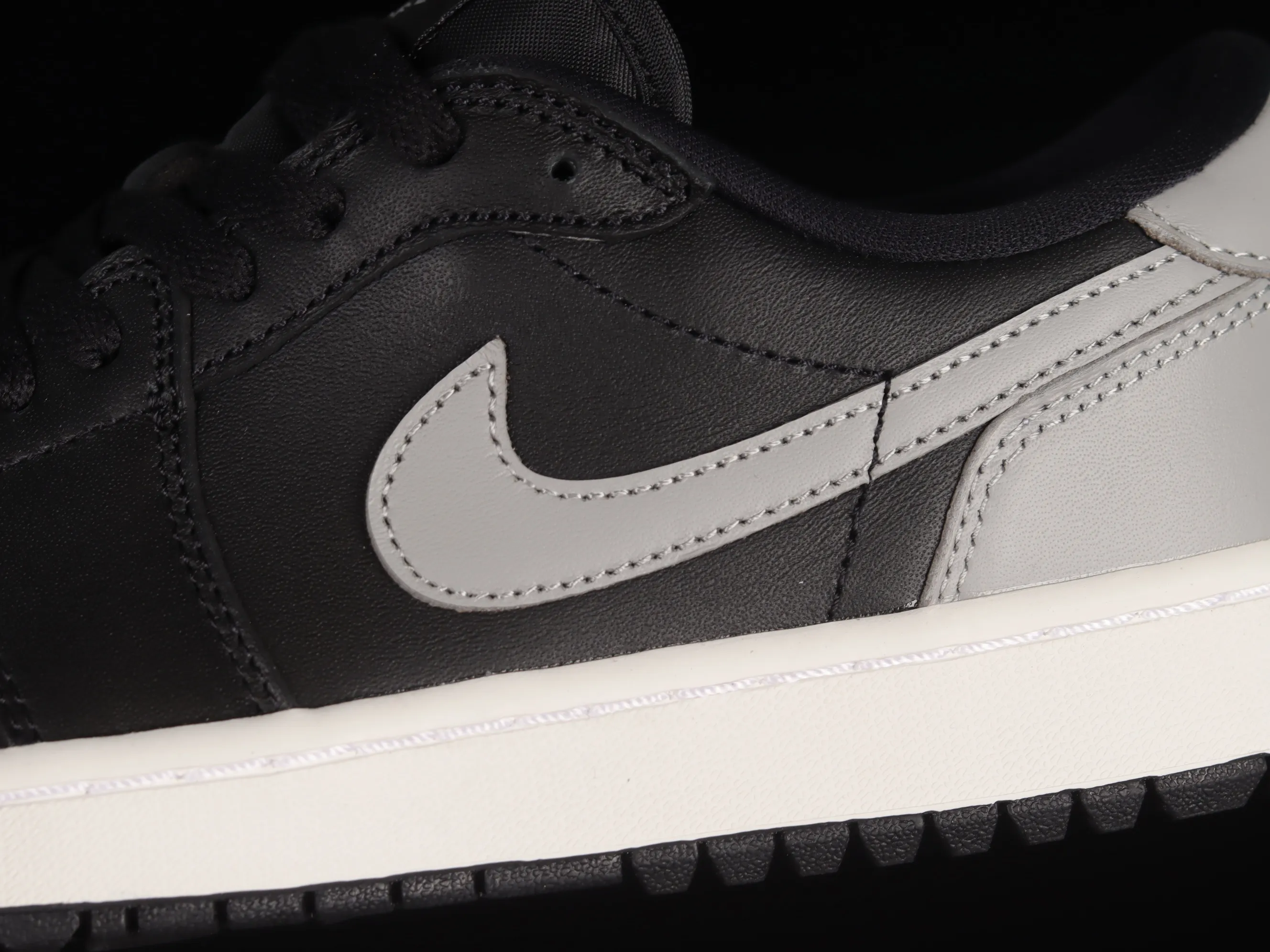 All categories Air Jordan Jordan series basketball shoes Air Jordan 1 Low G version pure original Air Jordan 1 Low Golf "Shadow" AJ1 Joe 1 new golf version black and gray shadow color DD9315-001